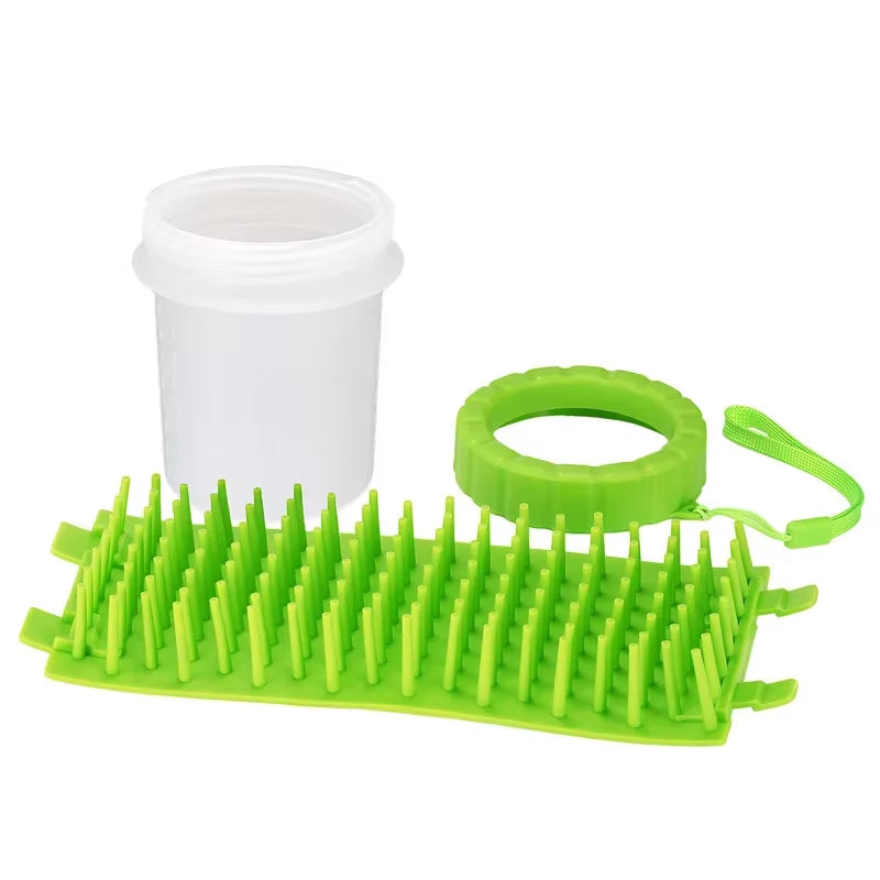 Portable Soft Silicone Pet Cleaning Cup for Efficient Cat Claw Hygiene