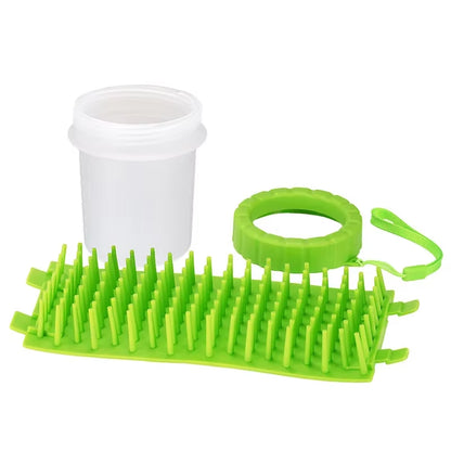 Portable Soft Silicone Pet Cleaning Cup for Efficient Cat Claw Hygiene