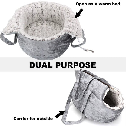 Pets Carrier for Cat Carrying Bag for Cat Backpack Panier Handbag for Cats Travel Plush Cats Bed Bag Puppy Pet Cat Accessories