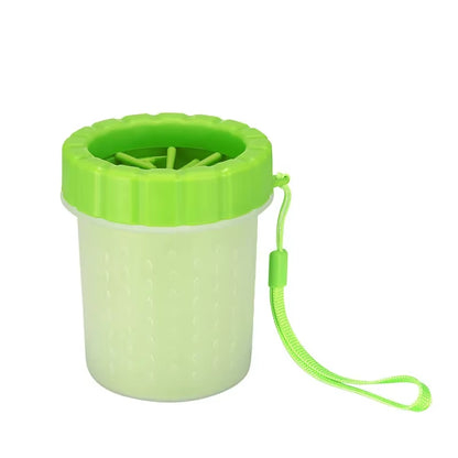 Portable Soft Silicone Pet Cleaning Cup for Efficient Cat Claw Hygiene
