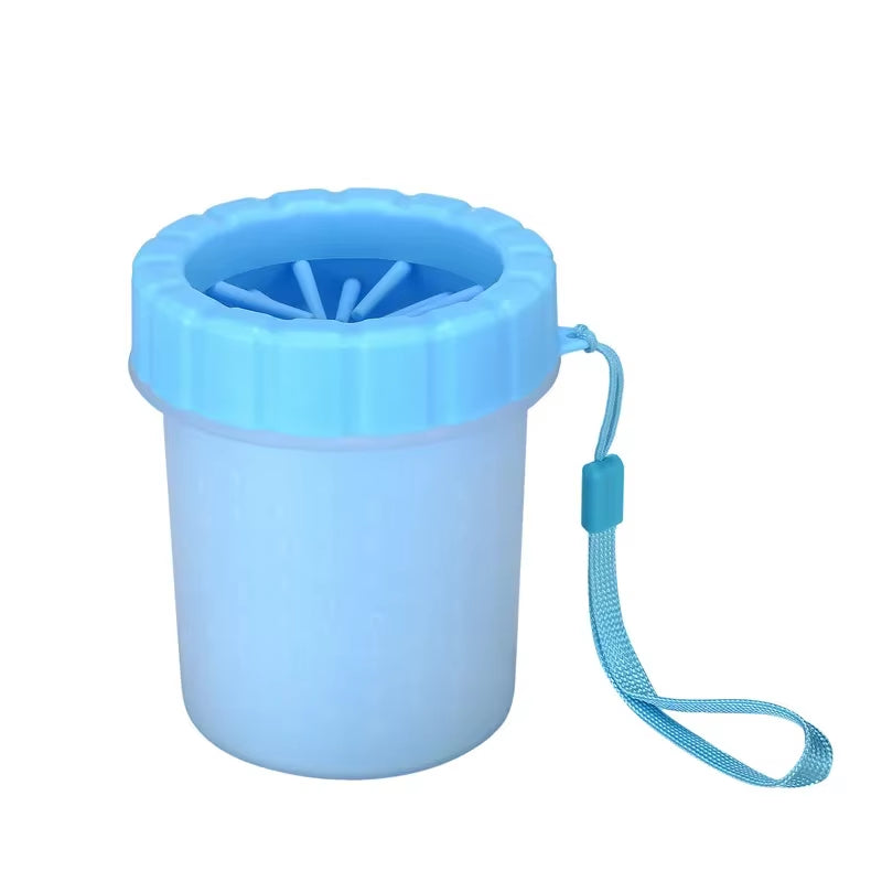 Portable Soft Silicone Pet Cleaning Cup for Efficient Cat Claw Hygiene