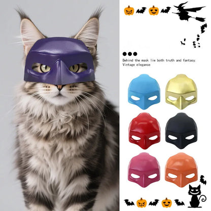 Pet Cat Mask Bat Cat Mask Funny Mask Halloween Decoration Pet Supplies Avenger Mask Cat Bat Cat Head Helmet Cat Hero Helmet