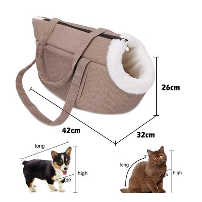 Pets Carrier for Cat Carrying Bag for Cat Backpack Panier Handbag for Cats Travel Plush Cats Bed Bag Puppy Pet Cat Accessories