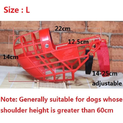 Pet Dog Muzzle Breathable Basket Muzzle Large Dogs Stop Biting Barking Chewing for Greyhound Gree Whippet Dogs Supplies