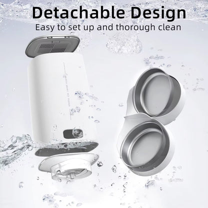 Smart Automatic Cat Feeder with Remote Control and Wi-Fi Connectivity for Cats and Dogs
