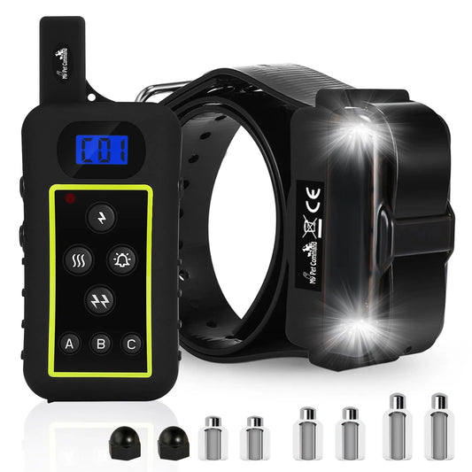 1.25 Mile (6600 Ft) Long Range Dog Training Shock Collar with Remote -