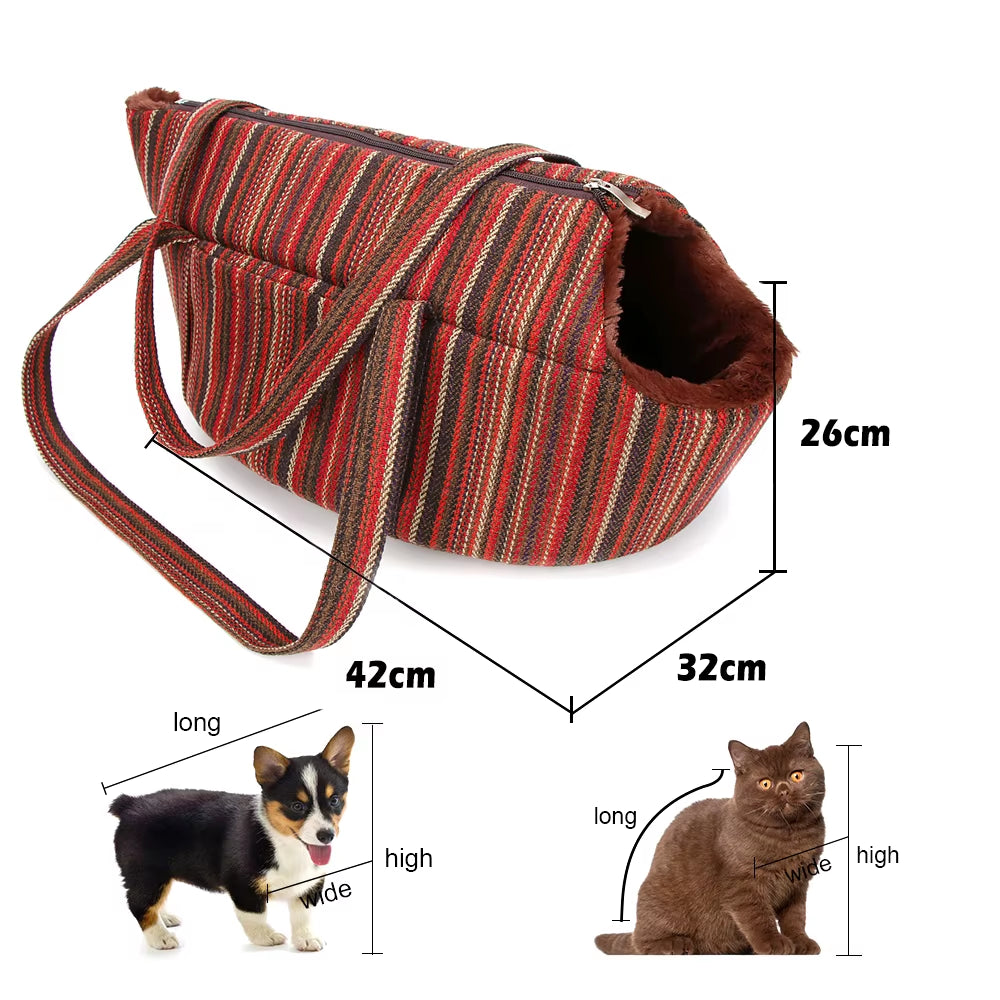 Pets Carrier for Cat Carrying Bag for Cat Backpack Panier Handbag for Cats Travel Plush Cats Bed Bag Puppy Pet Cat Accessories