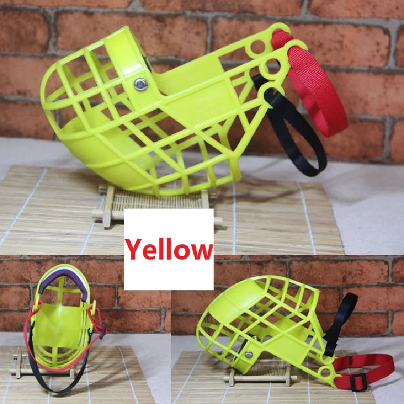 Pet Dog Muzzle Breathable Basket Muzzle Large Dogs Stop Biting Barking Chewing for Greyhound Gree Whippet Dogs Supplies